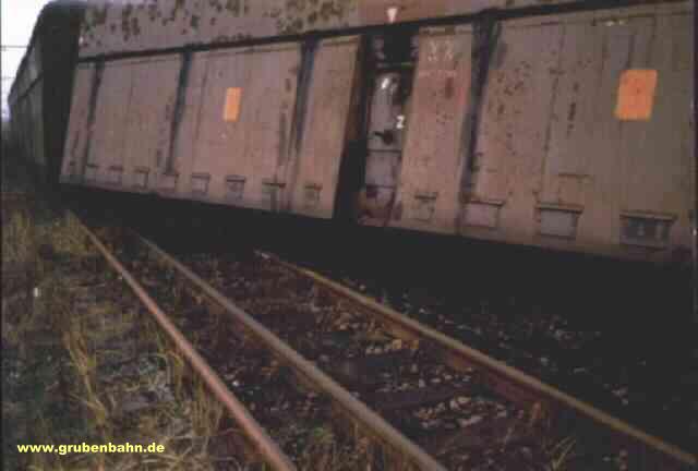 Entgleisung bei Kahnsdorf Stw 8