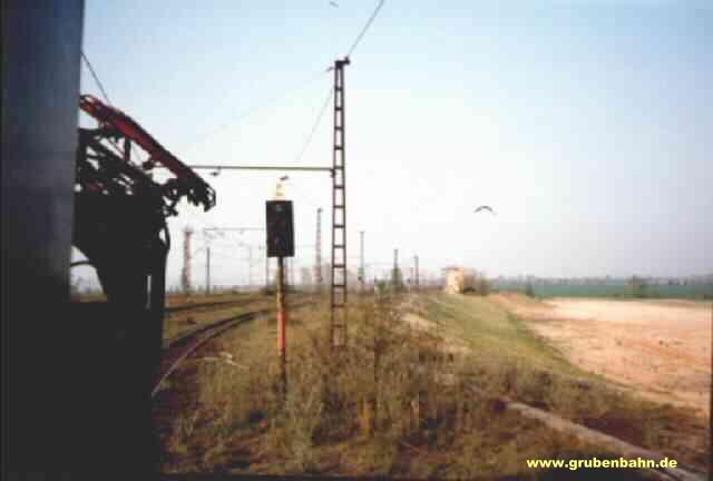 Einfahrt von Lippendorf nach Stw 29